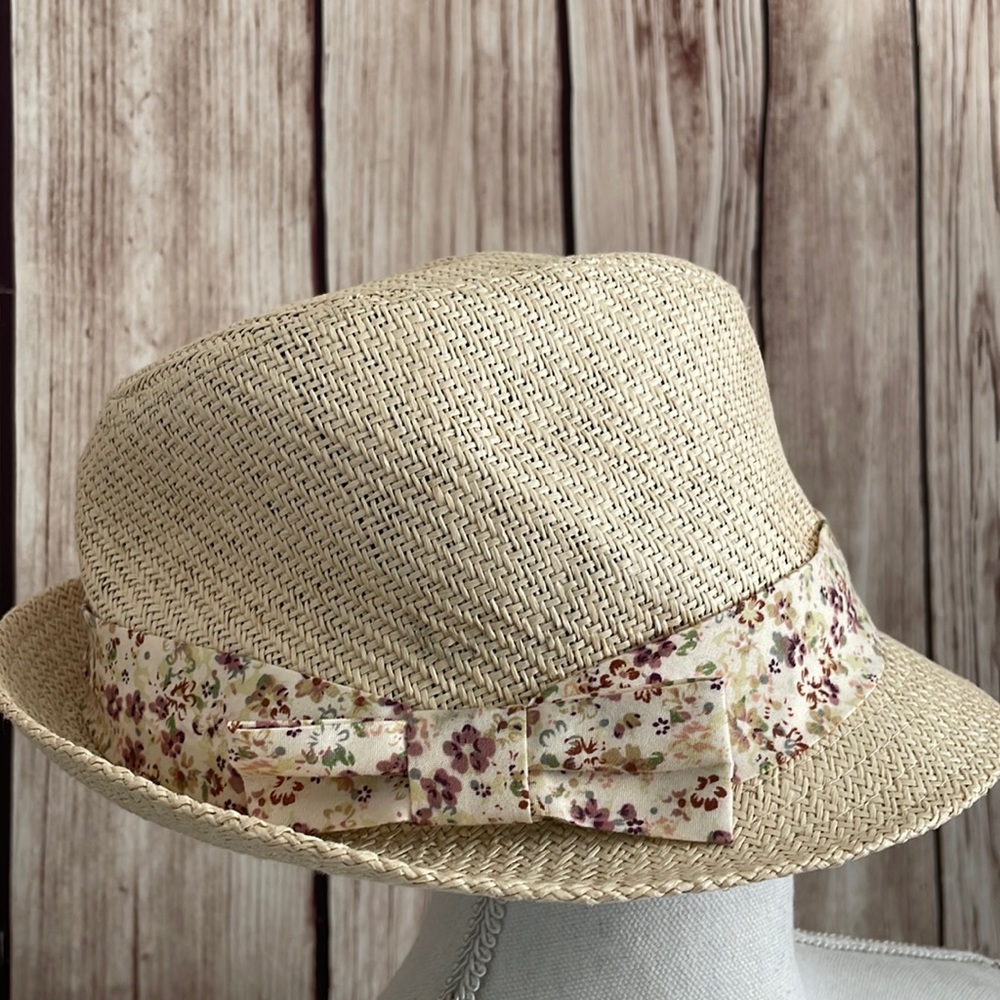 Scalia Pronto Fedora w/Floral Band 57cm